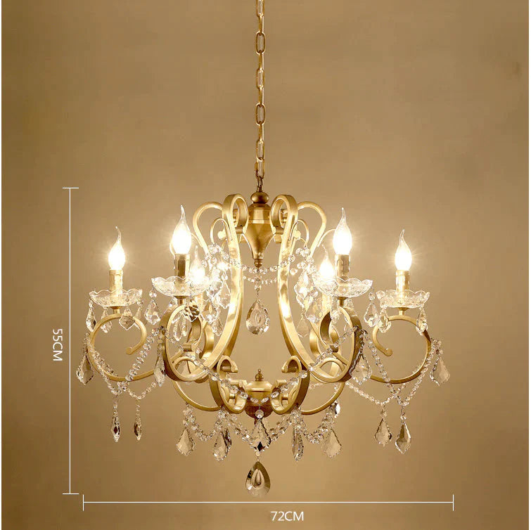Crystal Chandelier Living Room Dining Bedroom Shop Creative Personality Luxury Atmospheric Lamps As