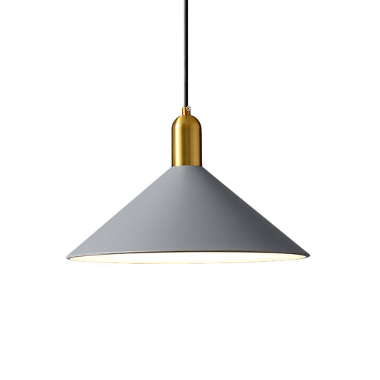 Margot - Industrial Metal Conical Drop Lamp 1 Head Dining Room Pendant Lighting Fixture