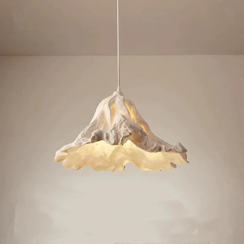 Retro Creativity Withered Lotus Leaf Branch Lamp Village House Decorative Chandelier Engineering