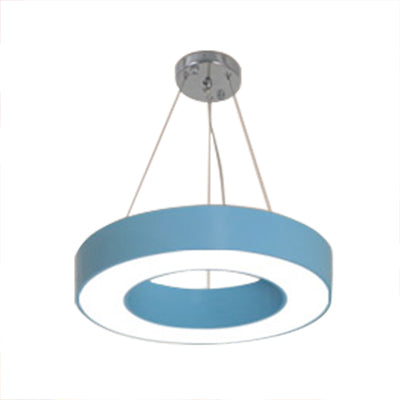 Alsafi - Modern Adjustable Metal Drum Pendant Light For Play Room Integrated
