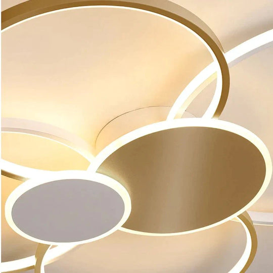 Nordic Light Luxury Hall Main Lamp Living Room Ceiling Led Bedroom Interior Decoration Modern