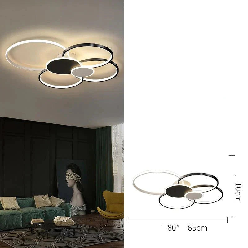Nordic Light Luxury Hall Main Lamp Living Room Ceiling Led Bedroom Interior Decoration Modern
