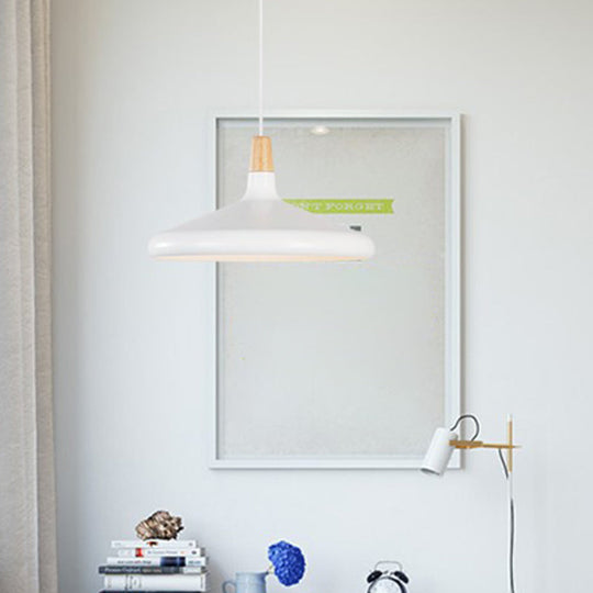 Algenib - Sleek Cone Shade Ceiling Light Simplicity Metallic 1Â Head Dining Room Pendant Fixture