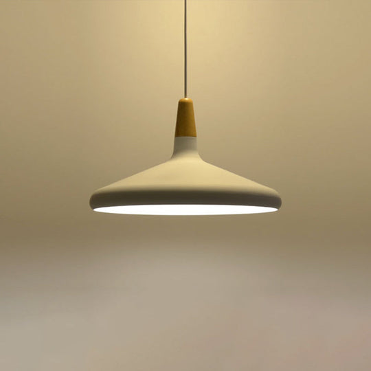 Algenib - Sleek Cone Shade Ceiling Light Simplicity Metallic 1Â Head Dining Room Pendant Fixture