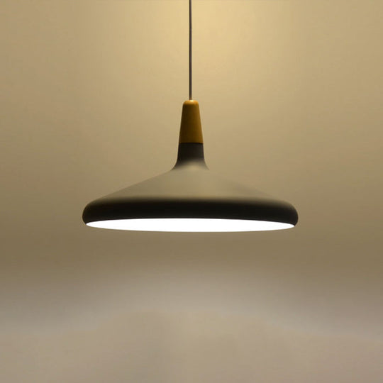 Algenib - Sleek Cone Shade Ceiling Light Simplicity Metallic 1Â Head Dining Room Pendant Fixture