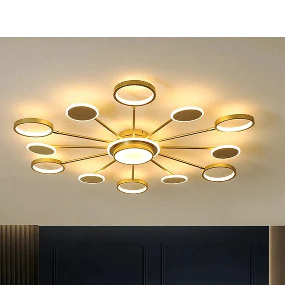 Modern Minimalist Luxury Restaurant Bedroom Atmosphere Creative Chandelier Pendant