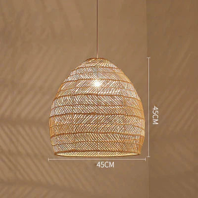 Restaurant Tatami Bedroom Study Lamp Garden B&B Led Living Room Rattan Chandelier Wood Color /