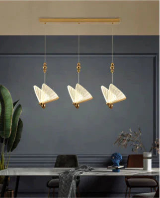 Butterfly Single Head Lamp Light Luxury Post Modern Bedroom Bedside Dining Room Villa Duplex