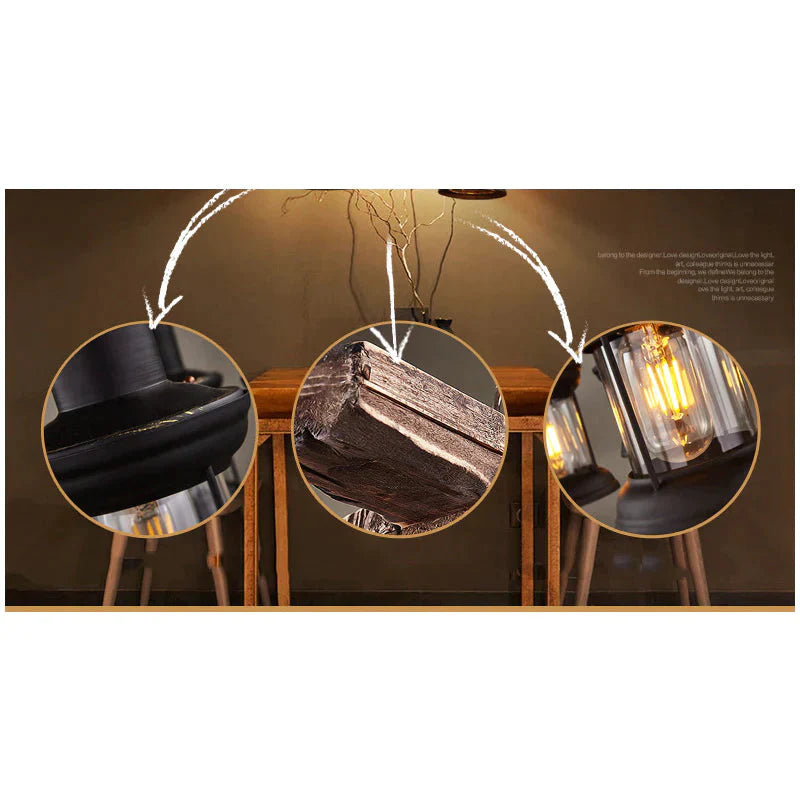 Industrial Wind Chandeliers American Country Restaurant Chandelier Creative Lights Pendant