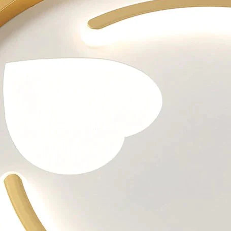 Minimalist Heart - Shaped Light In The Bedroom Led Ceiling Lamp