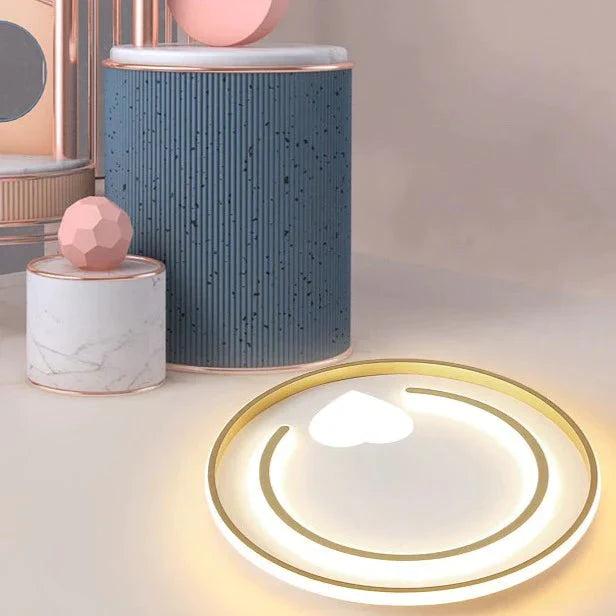 Minimalist Heart - Shaped Light In The Bedroom Led Ceiling Lamp