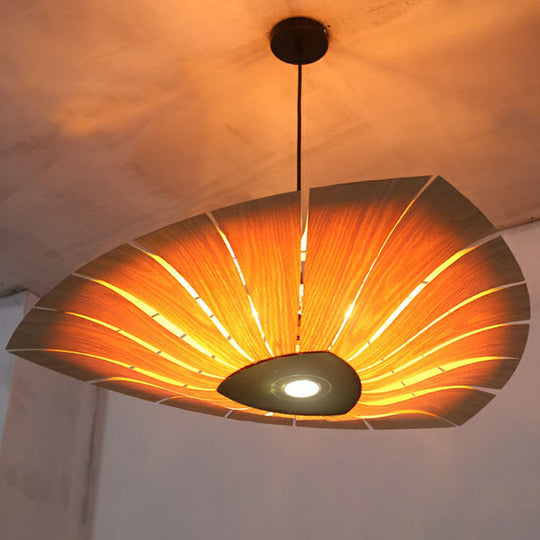 Large Leaf Shape Suspension Light For Restaurant Chandelier Lighting Pendant