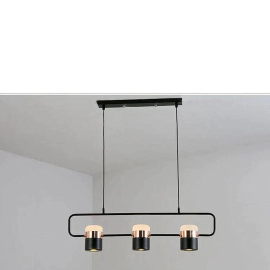 Bar Chandelier Simple Study Restaurant 3 Heads 5 Dining Room Light Led Pendant
