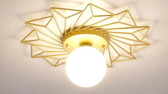Corridor Light Acrylic Lampshade Ceiling Lamp C 24Cm Trichromatic Light