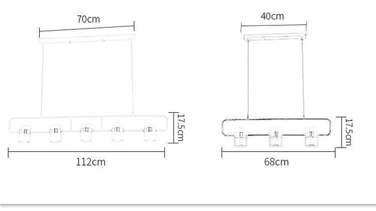 Bar Chandelier Simple Study Restaurant 3 Heads 5 Dining Room Light Led Pendant