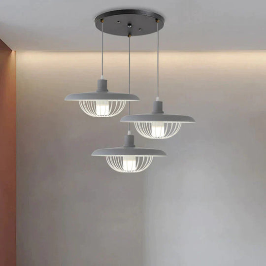 Creative Wood - Colored Flying Saucer Chandeliers Pendant