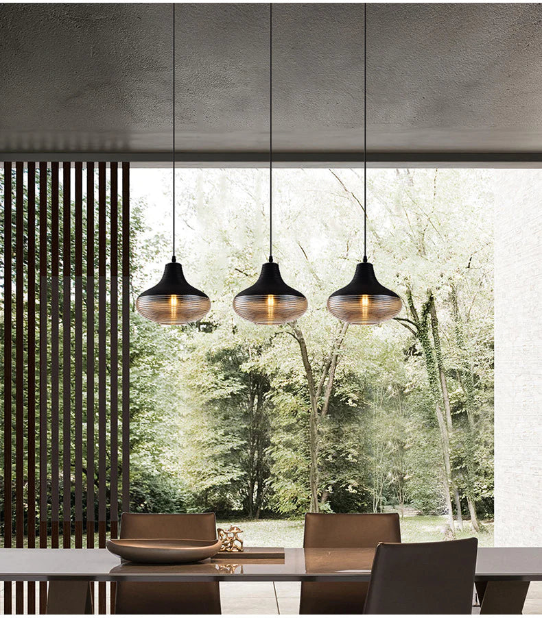 Nordic Restaurant Chandelier Creative Art Personality Modern Minimalist Coffee Shop Glass Pendant