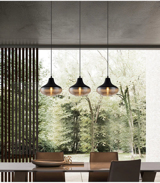 Nordic Restaurant Chandelier Creative Art Personality Modern Minimalist Coffee Shop Glass Pendant