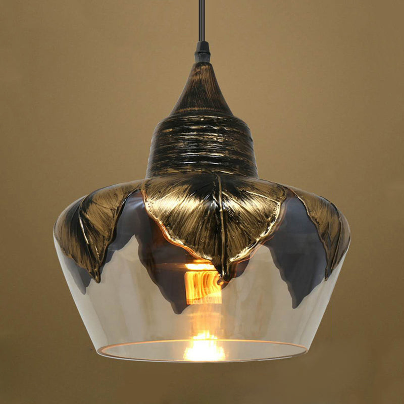 Amelia’s Enduring Charm: Clear Glass Colonial Pendant Light (Multiple Sizes) Lighting