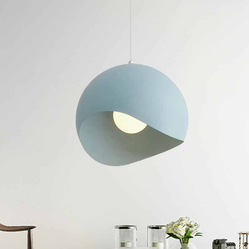 Caterina - Nordic Style Waveforms Dome Pendant Lamp 8/12 W 1 Head For Living
