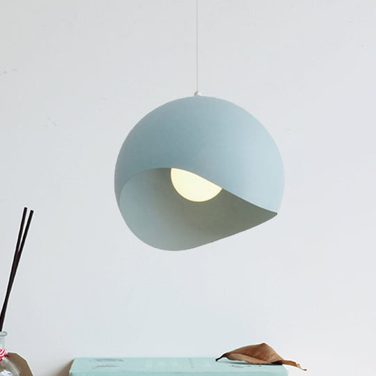 Caterina - Nordic Style Waveforms Dome Pendant Lamp 8/12 W 1 Head For Living