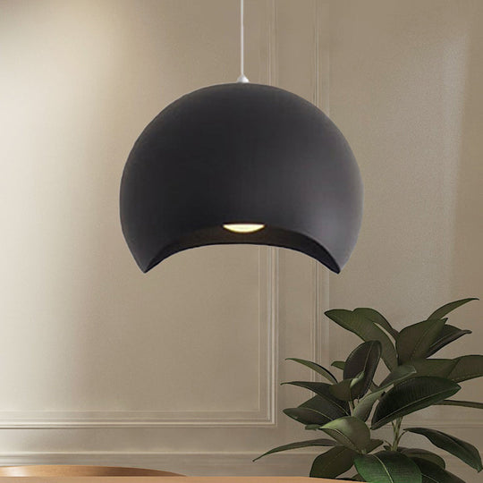 Caterina - Nordic Style Waveforms Dome Pendant Lamp 8/12 W 1 Head For Living