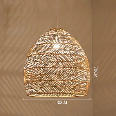 Restaurant Tatami Bedroom Study Lamp Garden B&B Led Living Room Rattan Chandelier Pendant