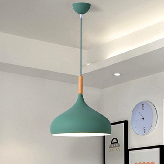 Scarlett - Nordic 9.5/12.5/14W Teardrop Pendant Lighting In Style Metal 1 Light Black/White/Gold