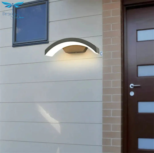 24W Led Outdoor Waterproof Walkway Front Door Garden Porch Wall Light Modern Indoor Corridor