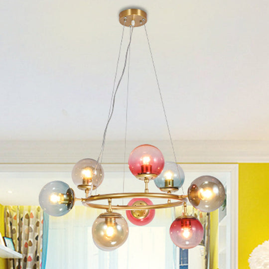 Sparkling Symphony: Multi - Colored Chandelier Illuminates Your Child’s Dreams Pendant Lighting