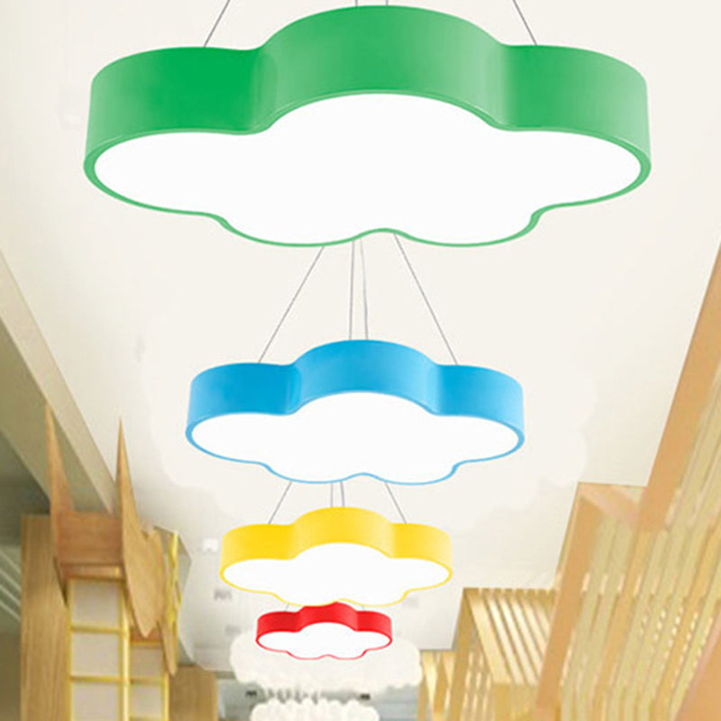 Monique - Cloud Pendant Ceiling Light Modern Metal Led Kindergarten Lighting