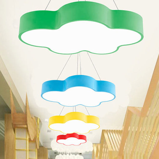 Monique - Cloud Pendant Ceiling Light Modern Metal Led Kindergarten Lighting