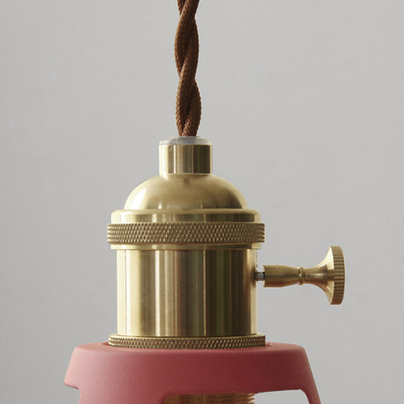 Marta - Industrial Macarons Barn Shade Pendant Light Metal 1 - Light Lighting For Restaurant