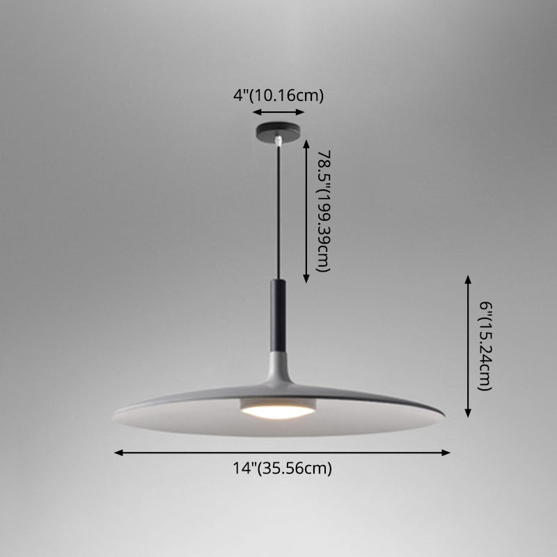 Vera - Led Suspension Lamp Novelty Minimalist Metal Pendant