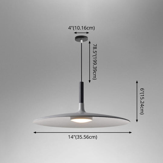 Vera - Led Suspension Lamp Novelty Minimalist Metal Pendant