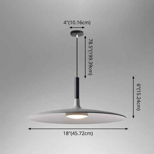 Vera - Led Suspension Lamp Novelty Minimalist Metal Pendant
