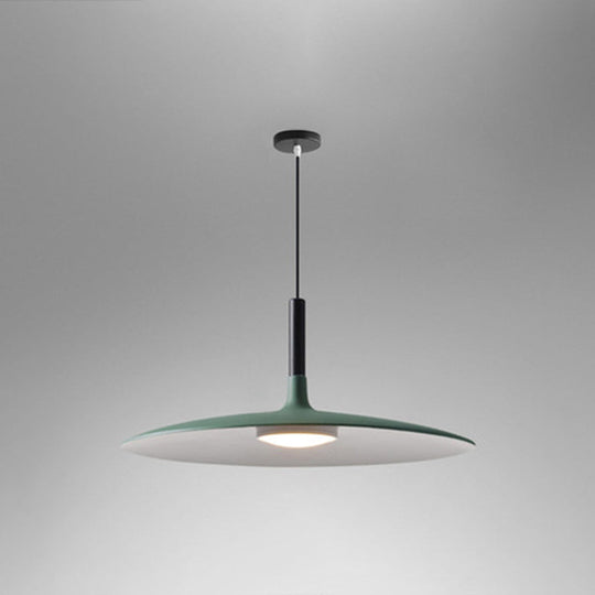 Vera - Led Suspension Lamp Novelty Minimalist Metal Pendant Green / 14