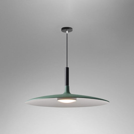 Vera - Led Suspension Lamp Novelty Minimalist Metal Pendant Green / 18