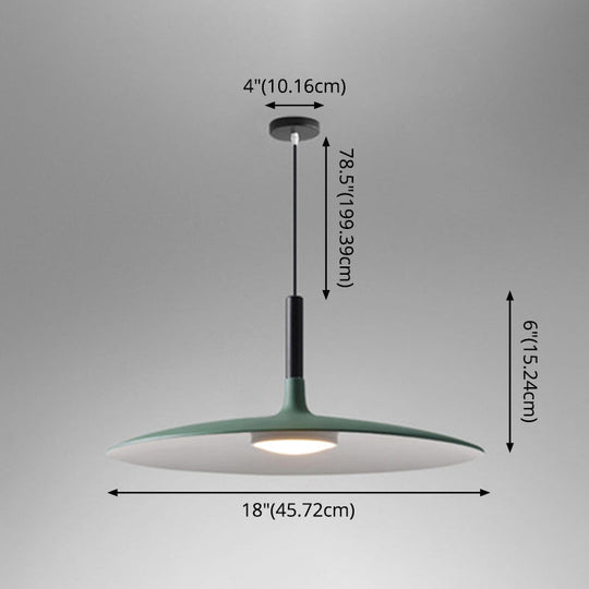 Vera - Led Suspension Lamp Novelty Minimalist Metal Pendant