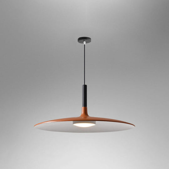 Vera - Led Suspension Lamp Novelty Minimalist Metal Pendant Orange / 14