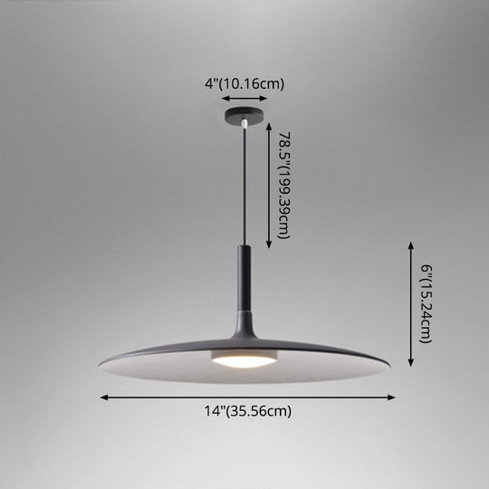 Vera - Led Suspension Lamp Novelty Minimalist Metal Pendant