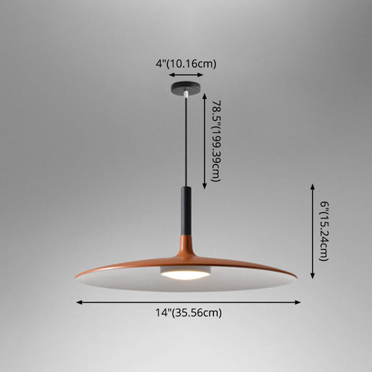 Vera - Led Suspension Lamp Novelty Minimalist Metal Pendant