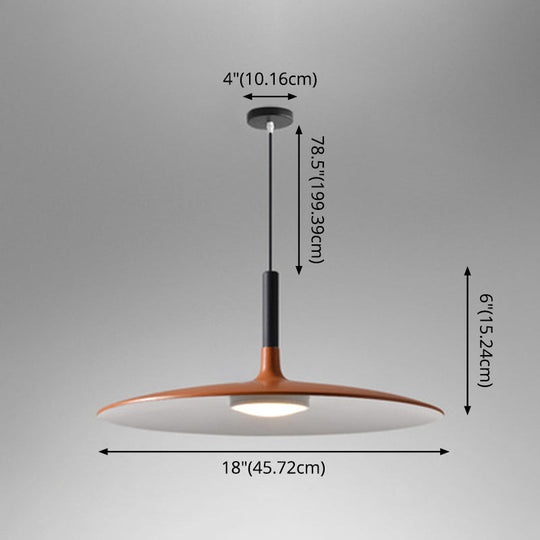 Vera - Led Suspension Lamp Novelty Minimalist Metal Pendant
