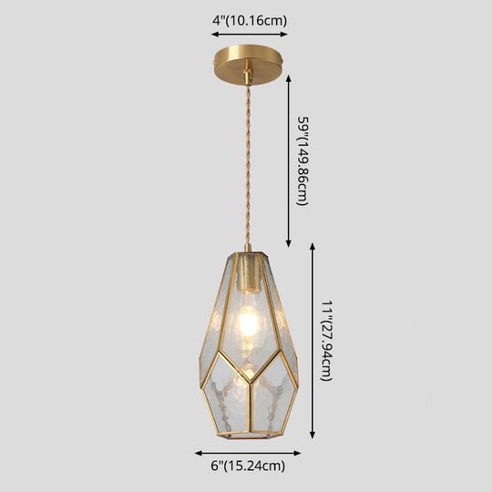 Corinne - Tiffany Suspended Lighting Fixture Style Shaded Glass Hanging Pendant With Brass Canopy