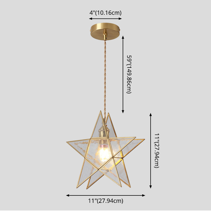 Corinne - Tiffany Suspended Lighting Fixture Style Shaded Glass Hanging Pendant With Brass Canopy