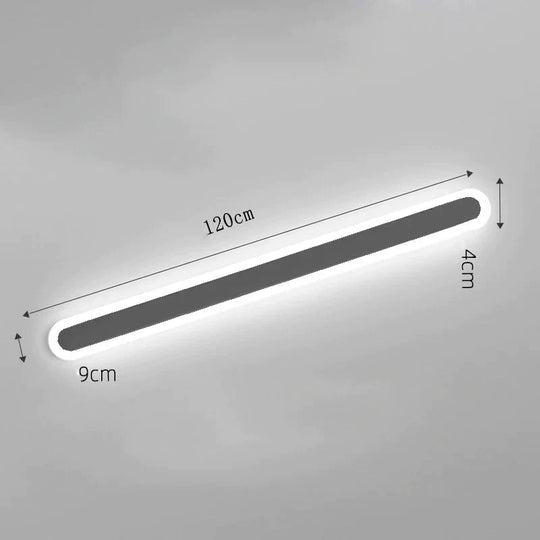 Strip Ceiling Lamp Corridor Balcony Led Modern Simple Living Room Nordic Light In The Bedroom Lamps