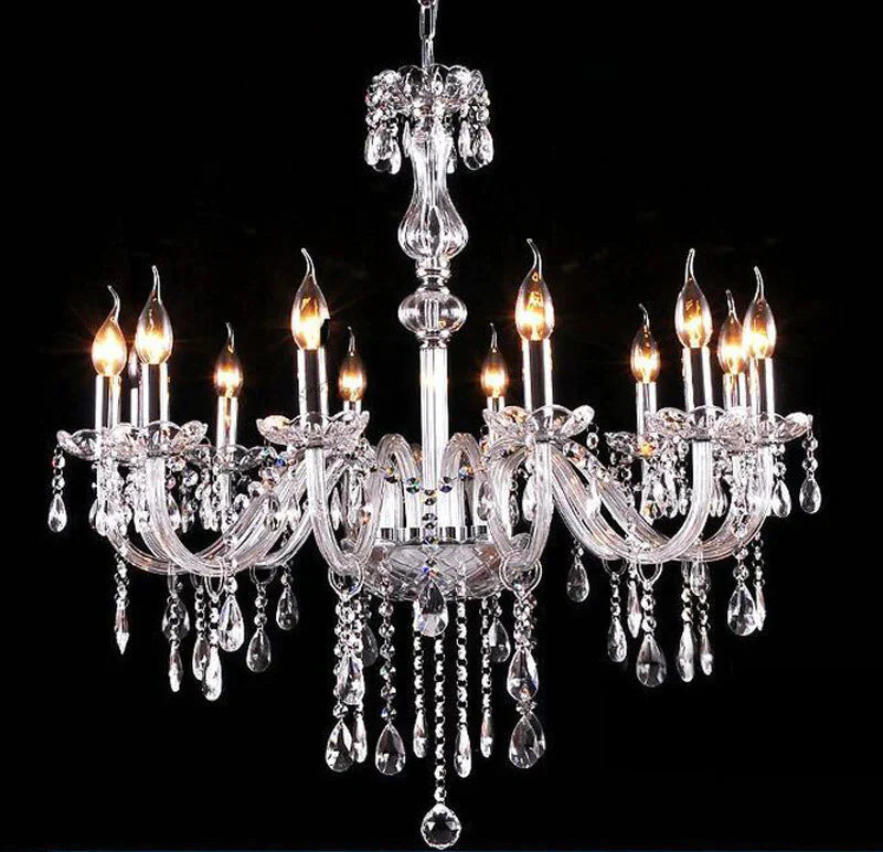 Bedroom Living Room Lamp Hotel European - Style Crystal Restaurant Chandelier Creative Lamps 24
