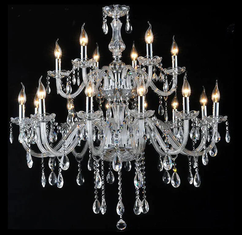 Bedroom Living Room Lamp Hotel European - Style Crystal Restaurant Chandelier Creative Lamps Pendant