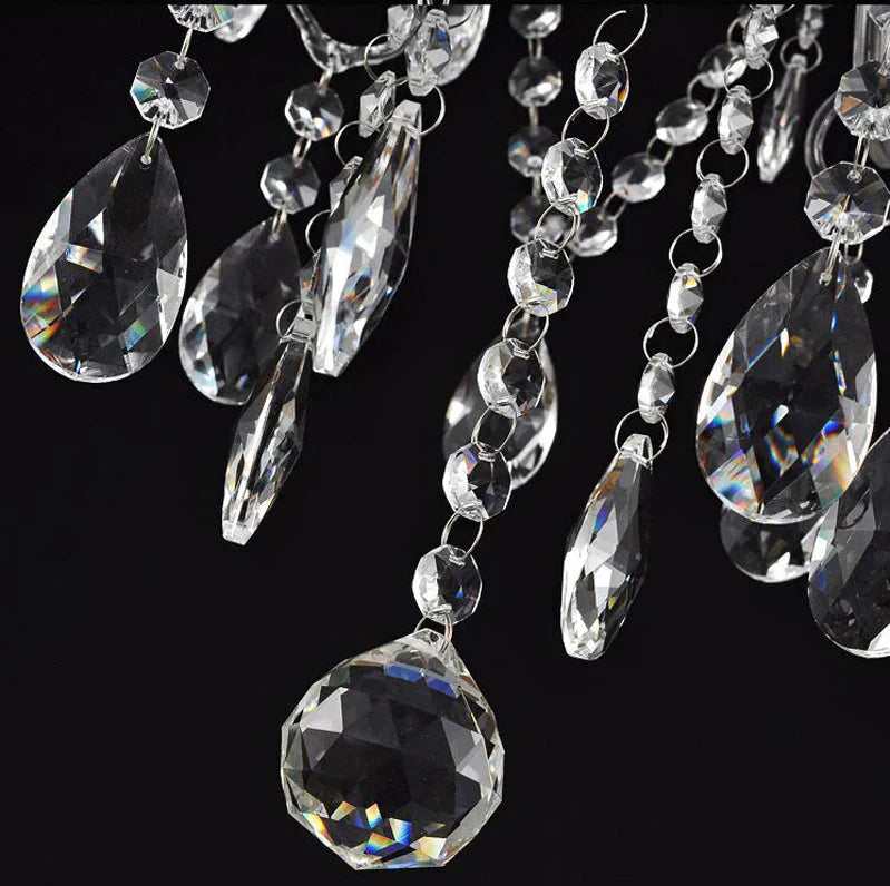 Bedroom Living Room Lamp Hotel European - Style Crystal Restaurant Chandelier Creative Lamps Pendant