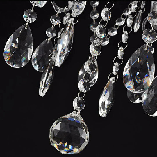 Bedroom Living Room Lamp Hotel European - Style Crystal Restaurant Chandelier Creative Lamps Pendant